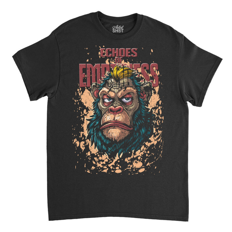 Echos Of Emptiness Ape Splash Grunge Style Classic T-shirt by Artsimetris | Artistshot