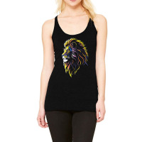 Awesome Majestic Lion Head Jungle Racerback Tank | Artistshot