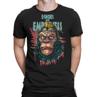 Ape Echos Of Emptimnes In Brush Grunge Style T-shirt | Artistshot