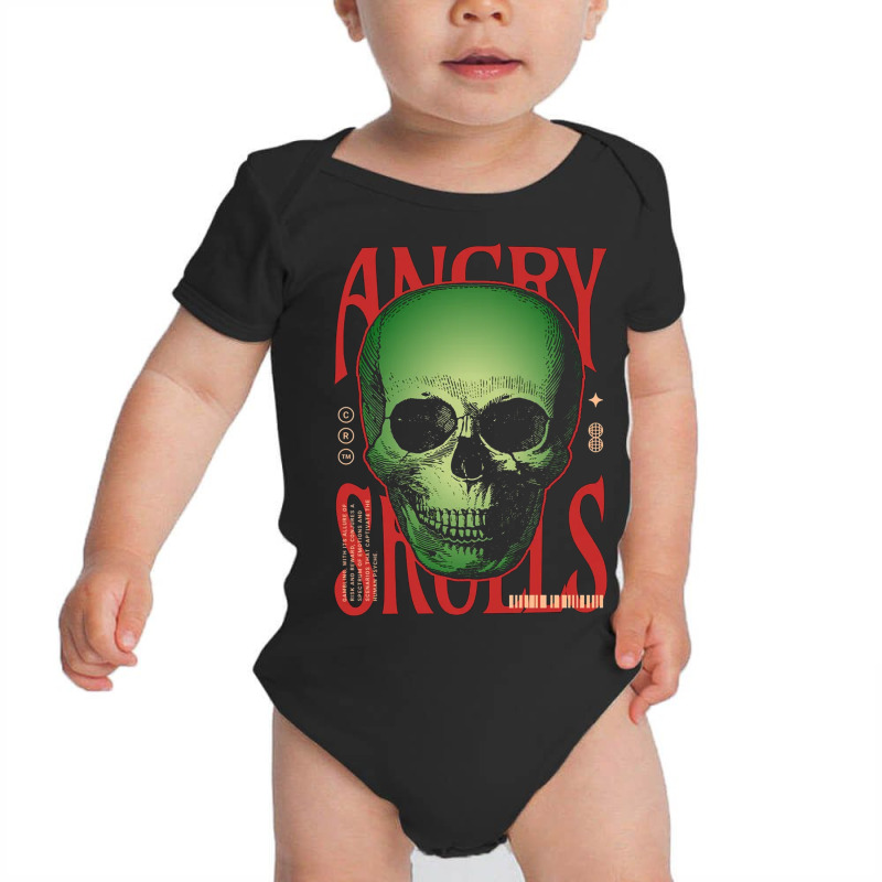 Angry Skulls Baby Bodysuit by New Nice Shirt | Artistshot