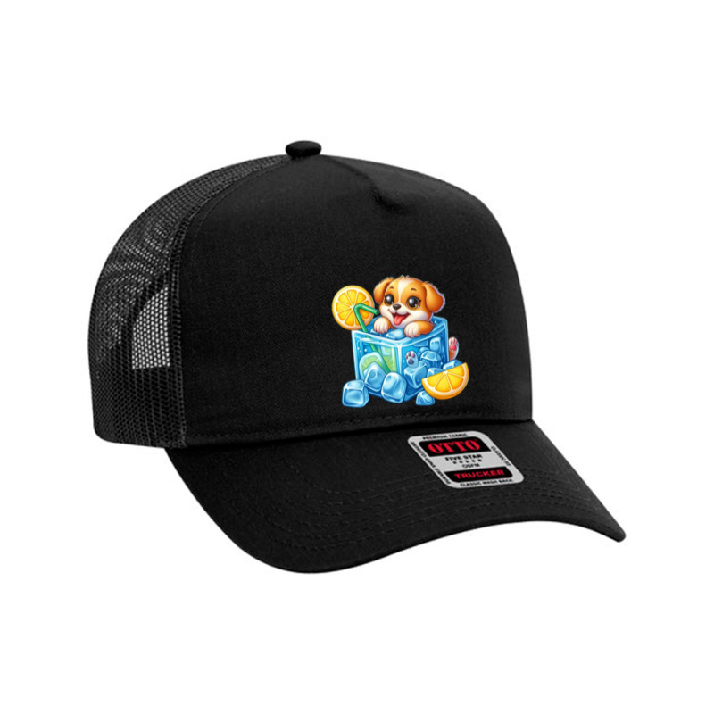 What A Hot Day For A Cute Dog Mesh Back Trucker Hat | Artistshot