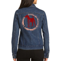 Airedale Terrier Ladies Denim Jacket | Artistshot