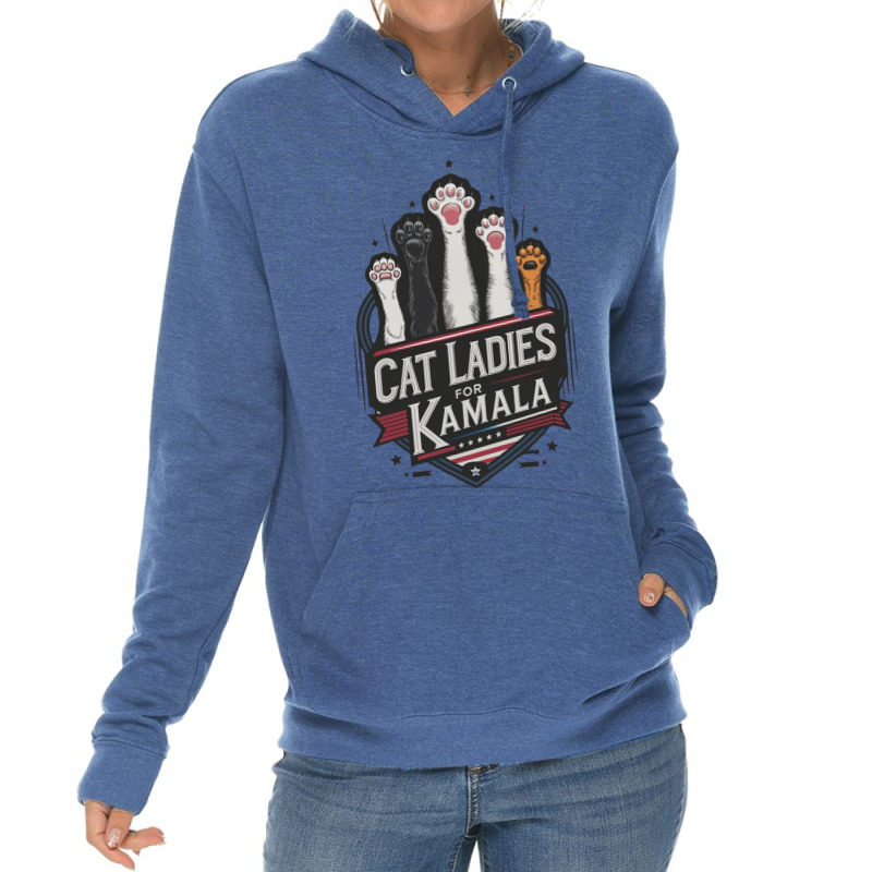 Cat Ladies For Kamala (7) Lightweight Hoodie | Artistshot