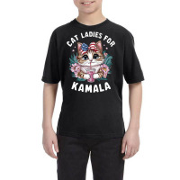 Cat Ladies For Kamala (9) Youth Tee | Artistshot