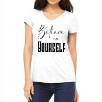 Believe In Yourself Women's V-neck T-shirt | Artistshot