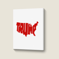 Trump Portrait Canvas Print | Artistshot