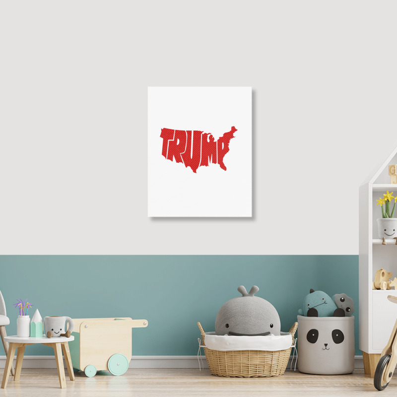 Trump Portrait Canvas Print | Artistshot