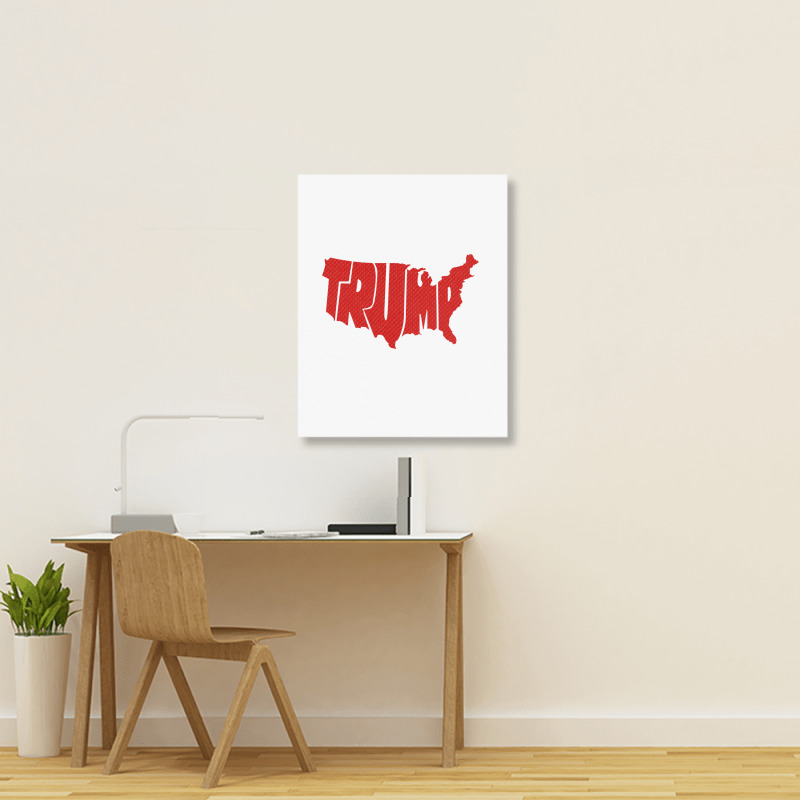 Trump Portrait Canvas Print | Artistshot