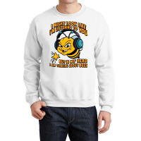 My Head I Am Thinking About Bees Crewneck Sweatshirt | Artistshot