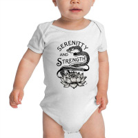 Serenity And Strength Baby Bodysuit | Artistshot