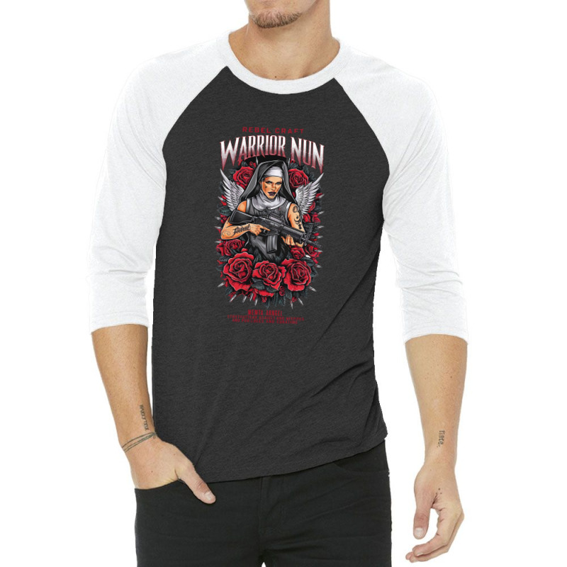 Warrior Nun 3/4 Sleeve Shirt | Artistshot