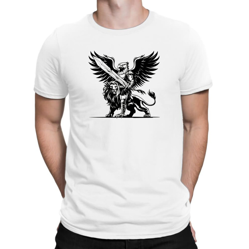 A Mythical Griffin Humanoid T-Shirt by Kenneth | Artistshot