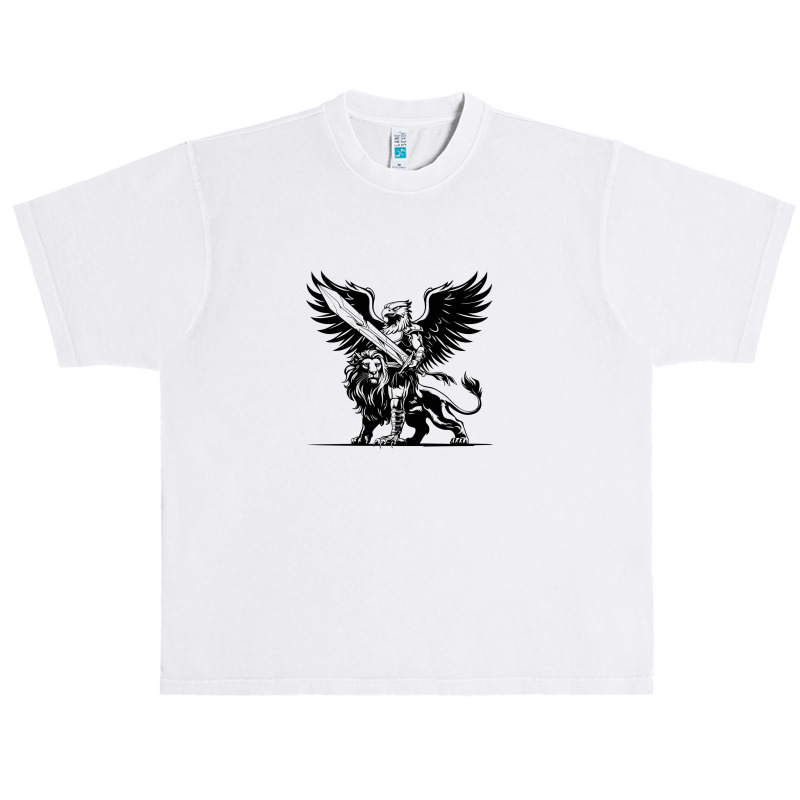 A Mythical Griffin Humanoid Urban Heavy T-shirt by Kenneth | Artistshot