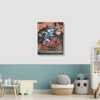 Jumping Jack Portrait Canvas Print | Artistshot