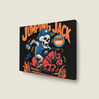 Jumping Jack Landscape Canvas Print | Artistshot