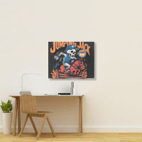 Jumping Jack Landscape Canvas Print | Artistshot