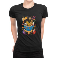 Oversized Japanese Noodle Box Ladies Fitted T-shirt | Artistshot