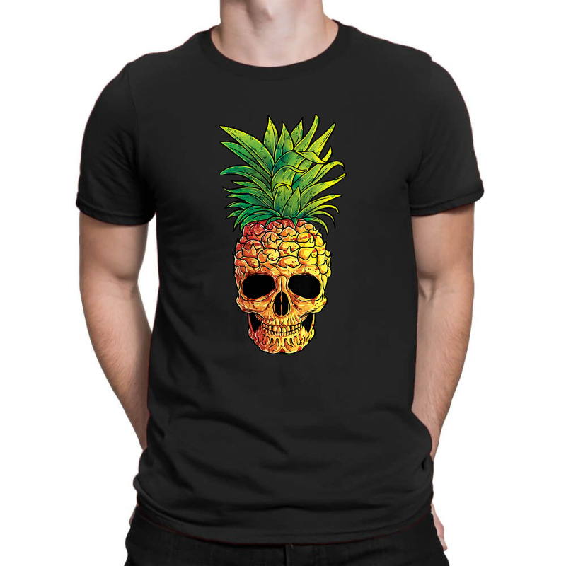 Pineapple Skull Funny Aloha Beaches Hawaiian T-shirt | Artistshot