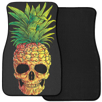 Pineapple Skull Funny Aloha Beaches Hawaiian Front Car Mat | Artistshot