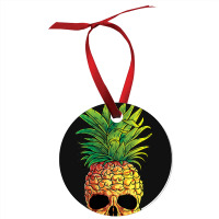 Pineapple Skull Funny Aloha Beaches Hawaiian Ornament | Artistshot