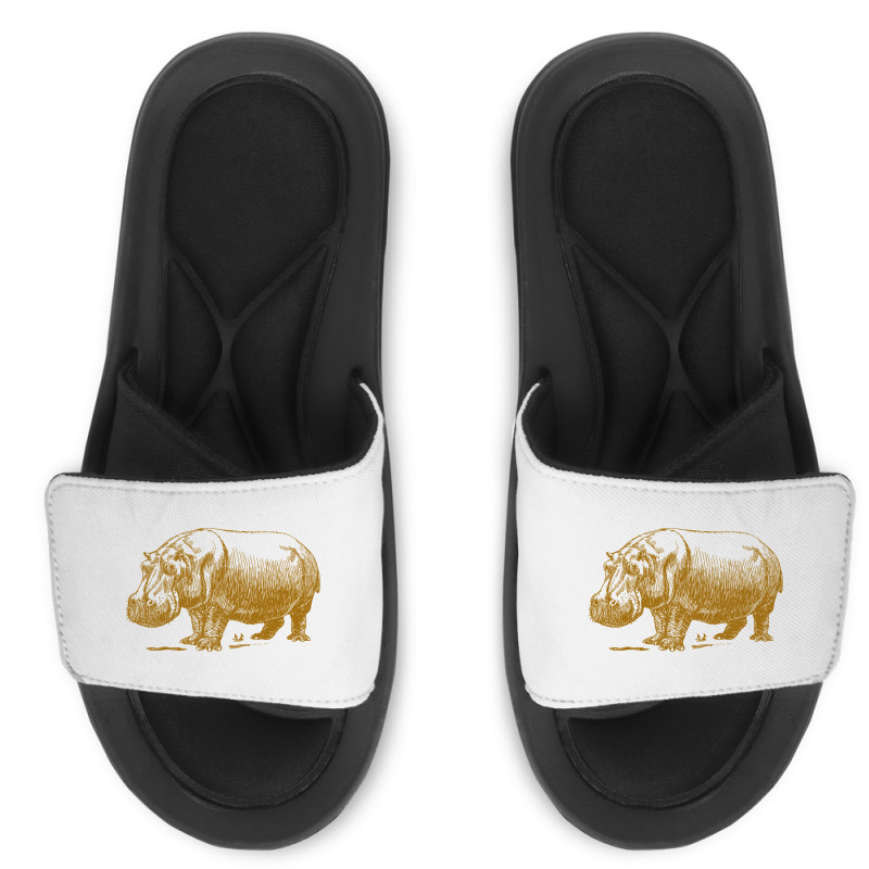 Vintage Hippopotamus Slide Sandal | Artistshot