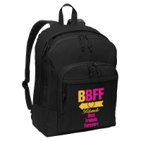 Blonde Best Friend Forever Left Arrow. Basic Backpack | Artistshot