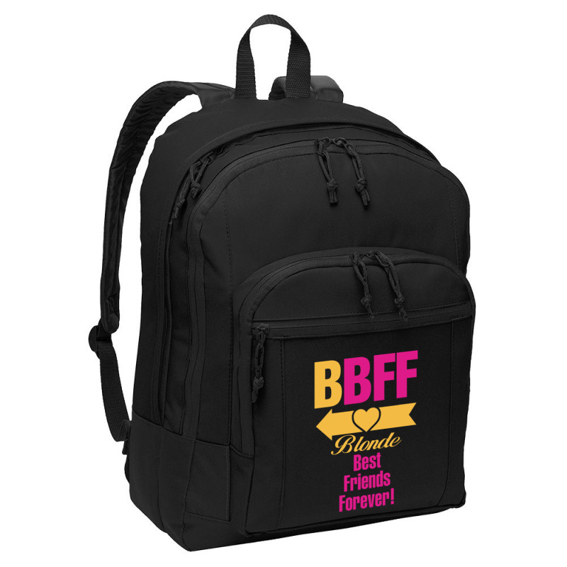 Blonde Best Friend Forever Left Arrow. Basic Backpack | Artistshot