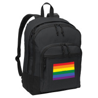 Colorado Rainbow Flag Basic Backpack | Artistshot