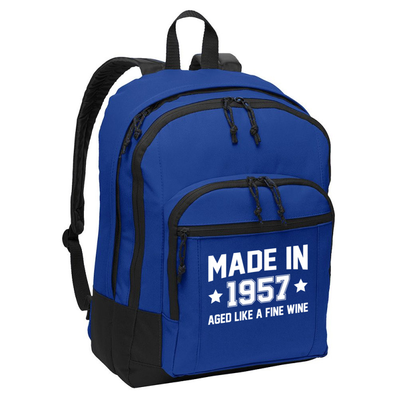 Made In 1957 Aged Like A Fine Wine Basic Backpack | Artistshot