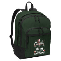 Merry Christmas To Mom Of Great Awesome Basic Backpack | Artistshot