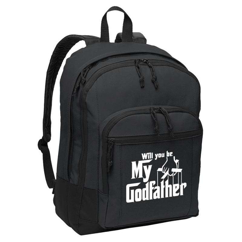 Will You Be My Godfather Basic Backpack | Artistshot