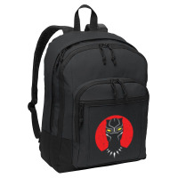 Black Panther Logo Tee Basic Backpack | Artistshot