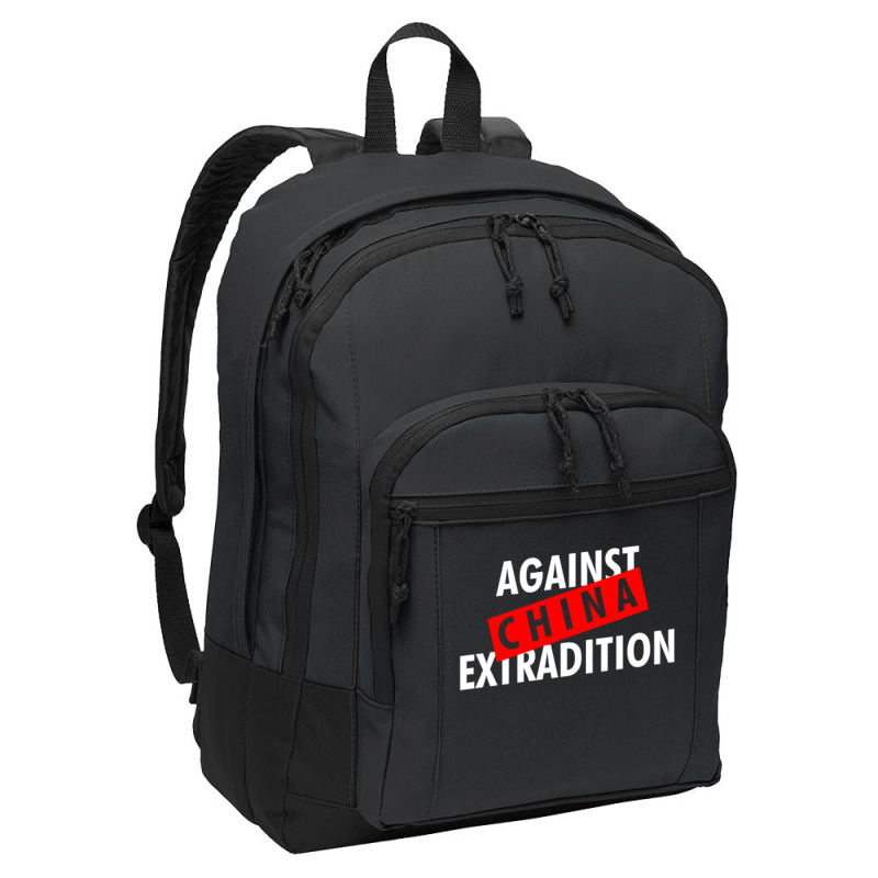 Against China Extradition For Dark Basic Backpack | Artistshot