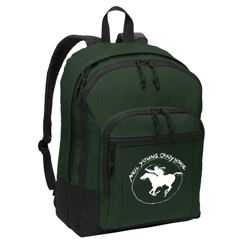 Neil Young Crazy Horse Basic Backpack by BLACKHEART | Artistshot