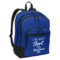 Patricks Day Im Not Short Im Leprechaun Size Basic Backpack | Artistshot