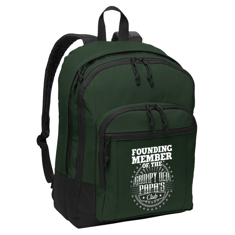 Founding Member Of The Grumpy Old Papa's Club Basic Backpack | Artistshot