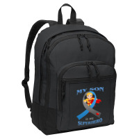 Diabetes My Son Is My Superhero Basic Backpack | Artistshot