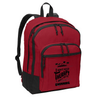 I Don't Need Therapy I Just Need To Go Swimming Basic Backpack | Artistshot