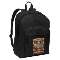 Gun Control Born Raised Protected By God Gns Guts And Glory Basic Backpack | Artistshot