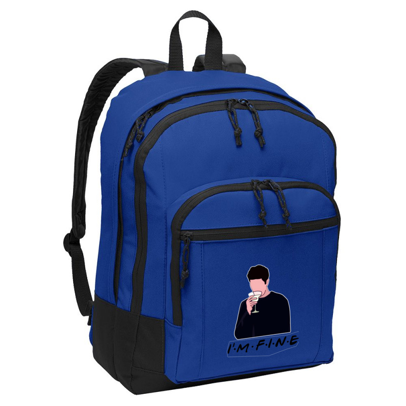 Friends I’m Fine Ross Geller Lovers Basic Backpack | Artistshot