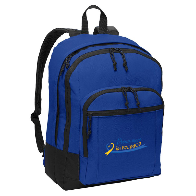 Proud Mom Of A T21 Warrior Basic Backpack | Artistshot