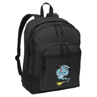 Alaaddin's Magic Lamp Blue Genie Basic Backpack | Artistshot