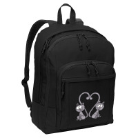 Valentine's Day Cat Basic Backpack | Artistshot