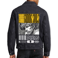 Streetwear Dark Art Style The Guiding Souls Men Denim Jacket | Artistshot