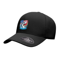 A Cartoon Shark Seamless Cap | Artistshot