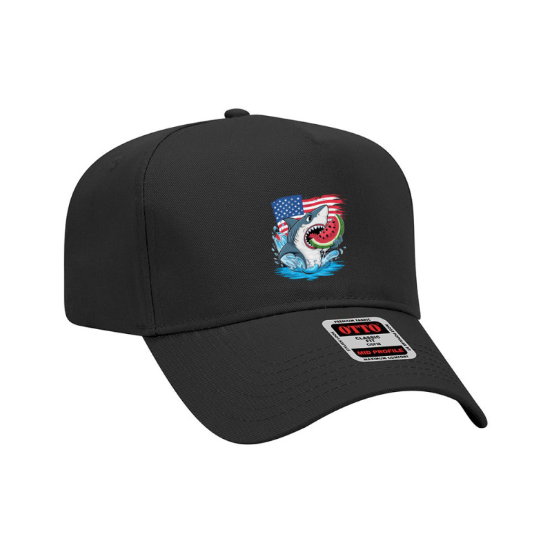 A Cartoon Shark Adjustable Baseball Cap | Artistshot