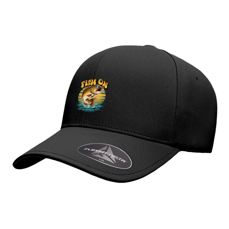 Fish On Seamless Cap | Artistshot