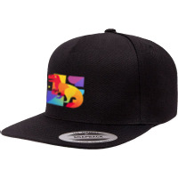 The Dinosaur 5 Panel Snapback Cap | Artistshot