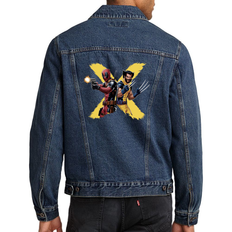 Deadpool And Wolverine (2) Men Denim Jacket | Artistshot