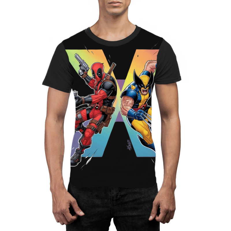 Deadpool And Wolverine Graphic T-shirt | Artistshot